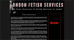 Desktop Screenshot of londonfetishservices.com